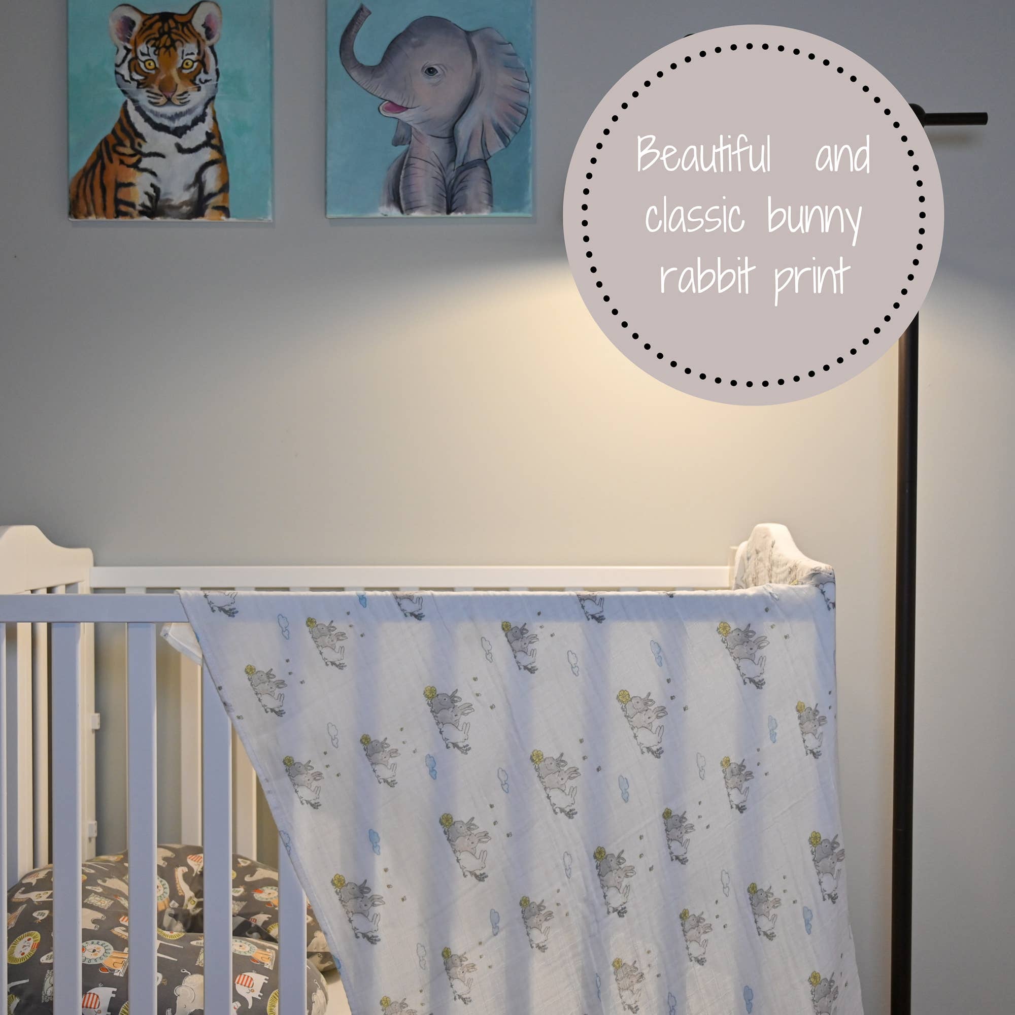Lange d'emmaillotage pour bébé 120 x 120 cm : La chance des Irlandais