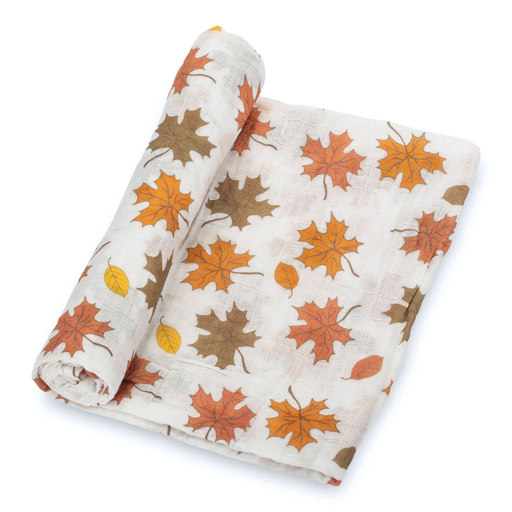 Baby Muslin Swaddle Blanket 120 x 120cm : unbe-leaf-able