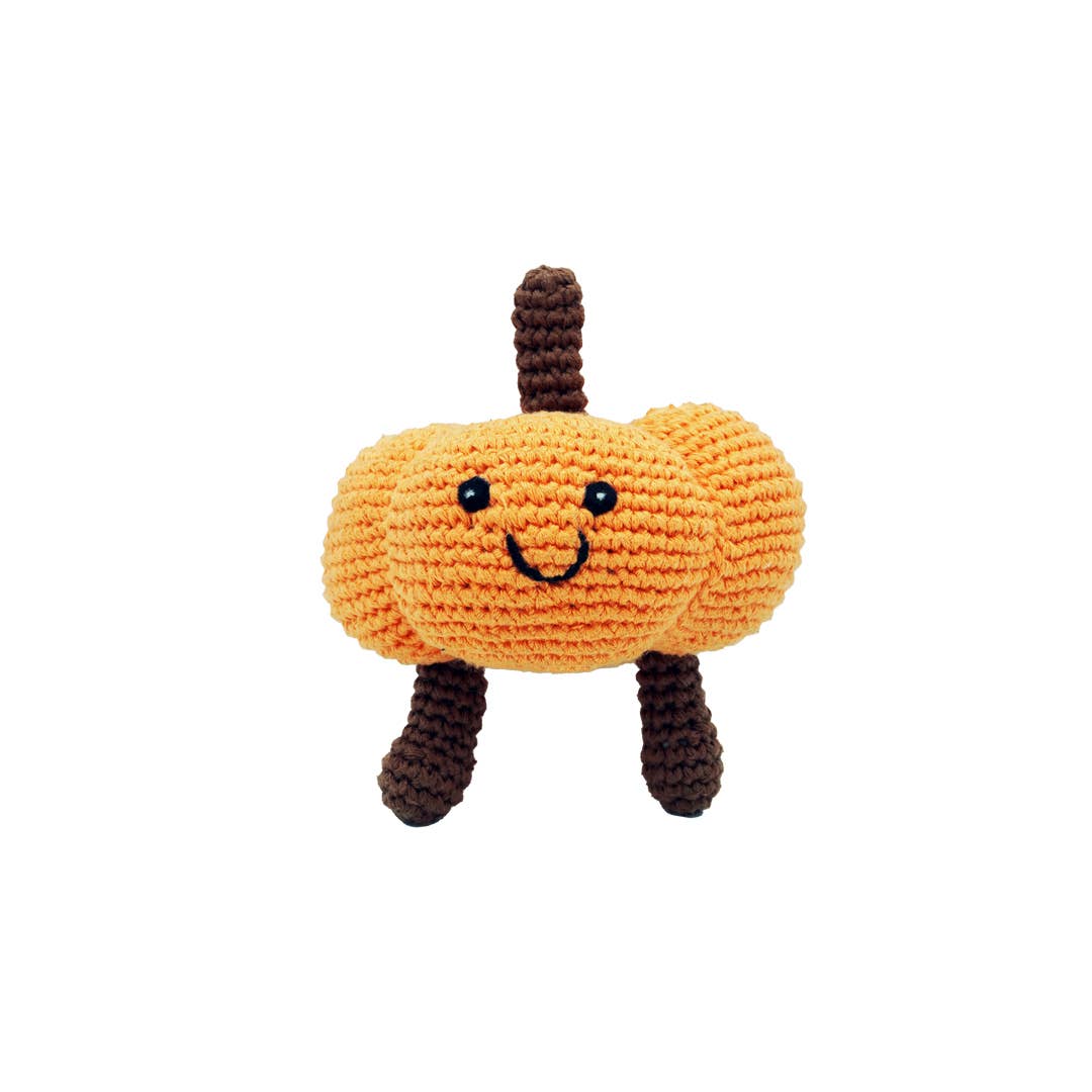 Pumpkin Baby Toy Rattle