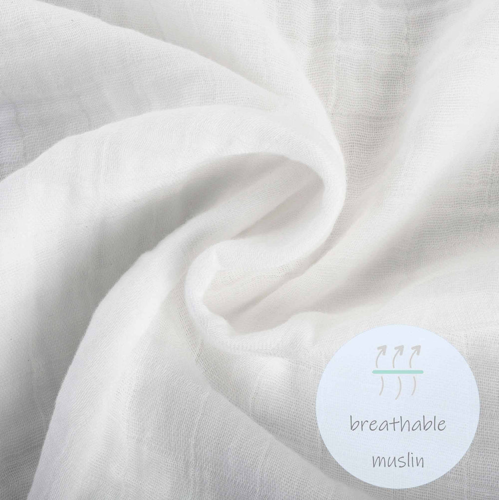 Baby Muslin Swaddle Blanket 120 x 120cm Noah's Ark
