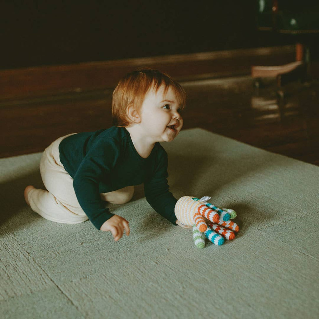 Rainbow Octopus Baby Toy Rattle