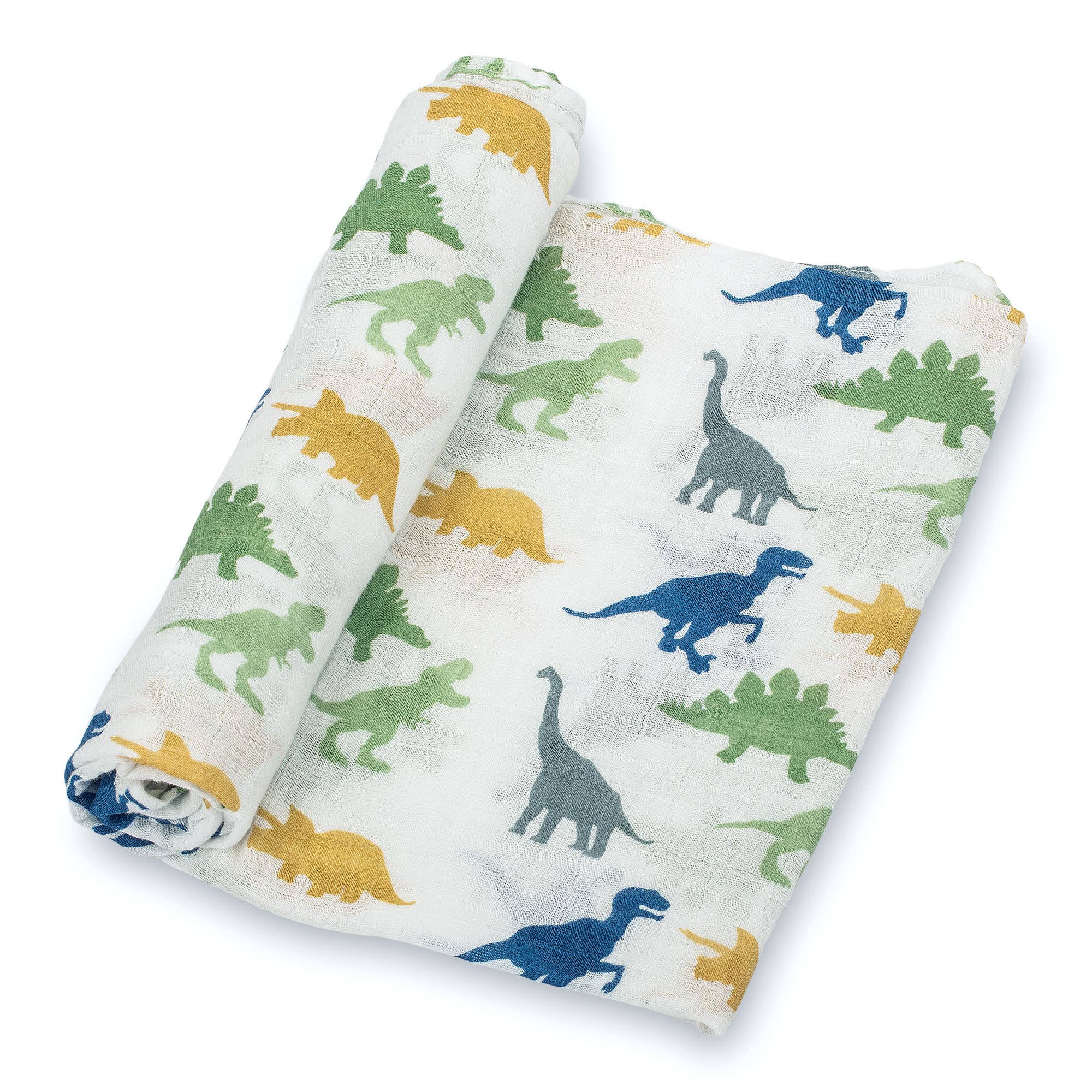 Baby Muslin Swaddle Blanket 120 x 120cm: Rawr-Some