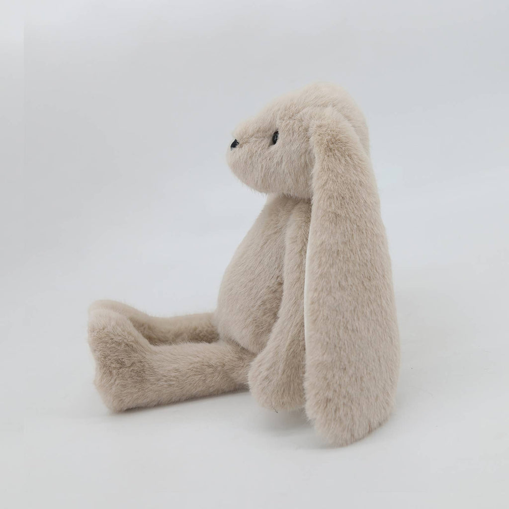 Precious Days Gifts Dingle Dangle beige bunny plush toy, 20cm, suitable from birth, vegan, machine washable.