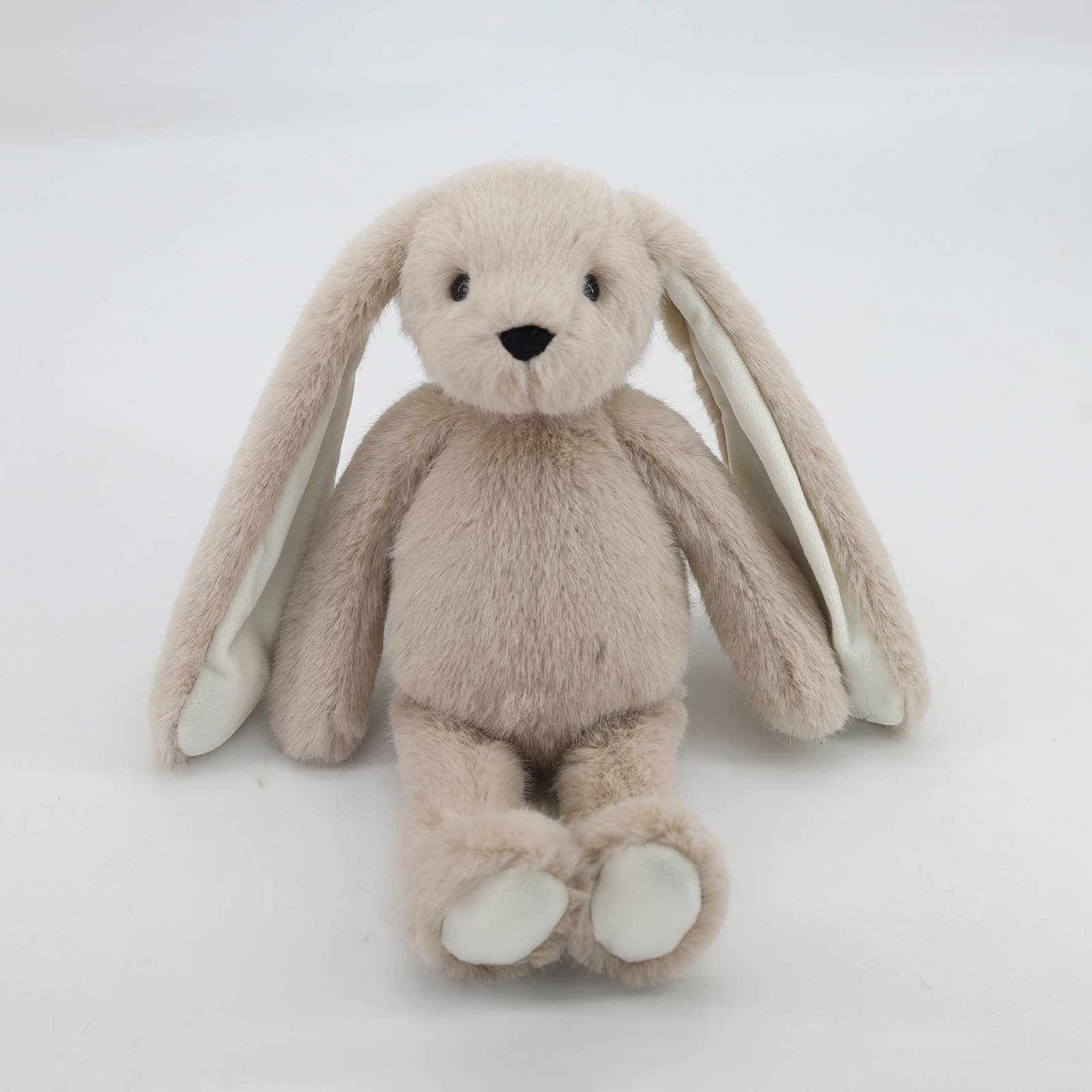 Precious Days Gifts Dingle Dangle beige bunny plush toy, 20cm, suitable from birth, vegan, machine washable.