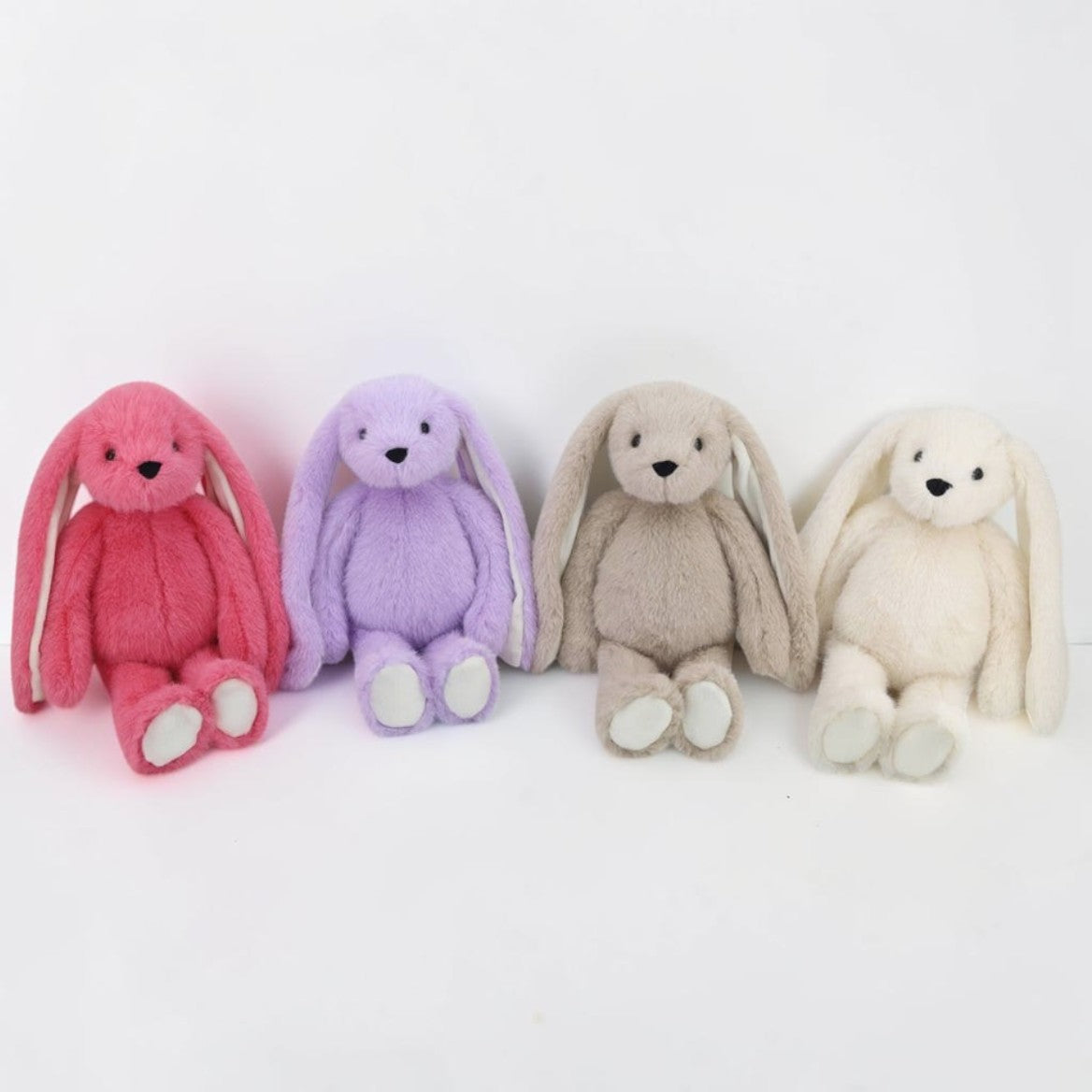 Precious Days Gifts Dingle Dangle beige bunny plush toy, 20cm, soft, machine washable, suitable from birth.