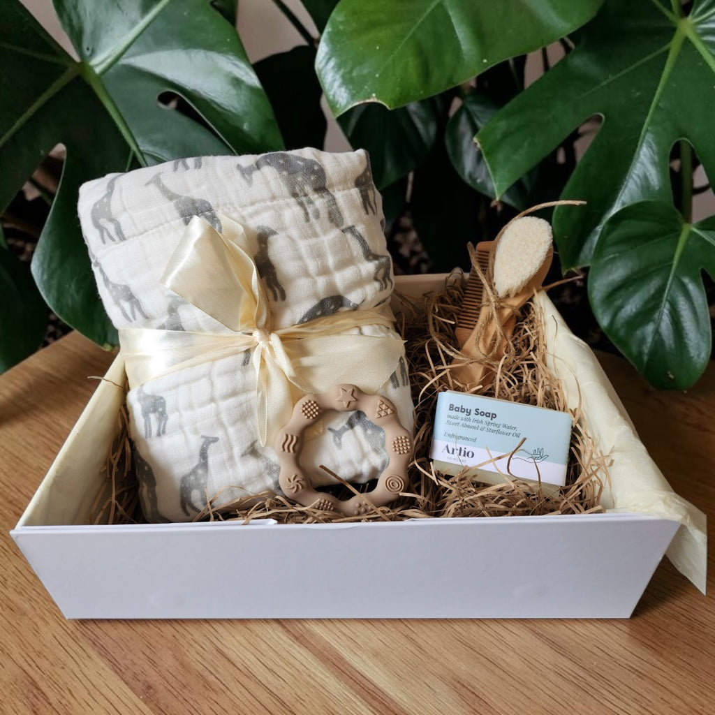 Large Blanket Gift Box: Giraffe