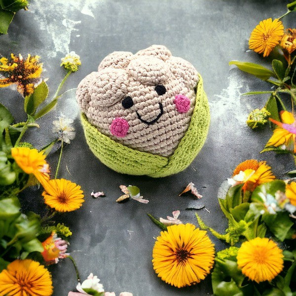 Little Cauliflower Toy Rattle