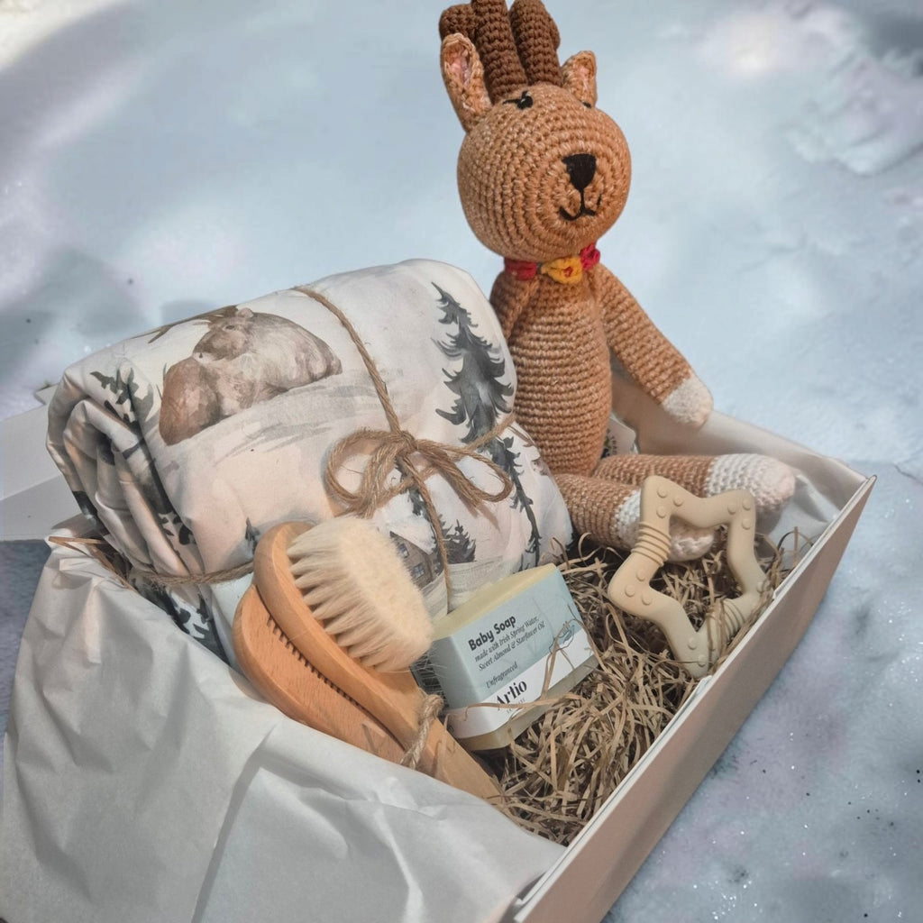 Large Baby Christmas Hamper: Reindeer Magic