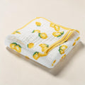 Baby & Kids 6-layer Muslin Quilt 120x120cm: Lemons