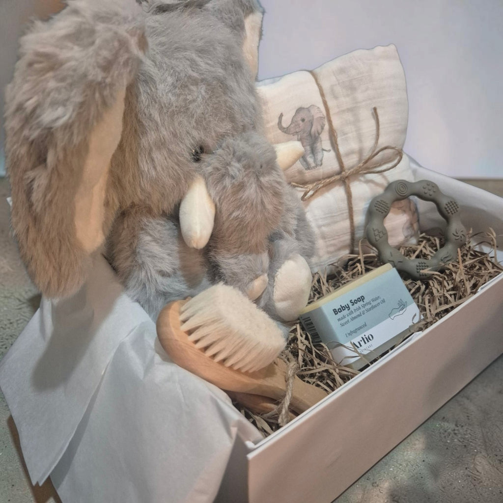 Large New Baby Gift Box: Luxury Elephant Baby Box