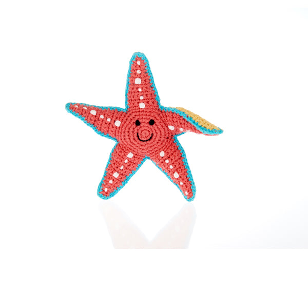 Cheery Starfish Toy Rattle