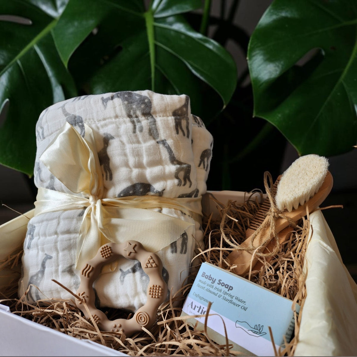 Large Blanket Gift Box: Giraffe