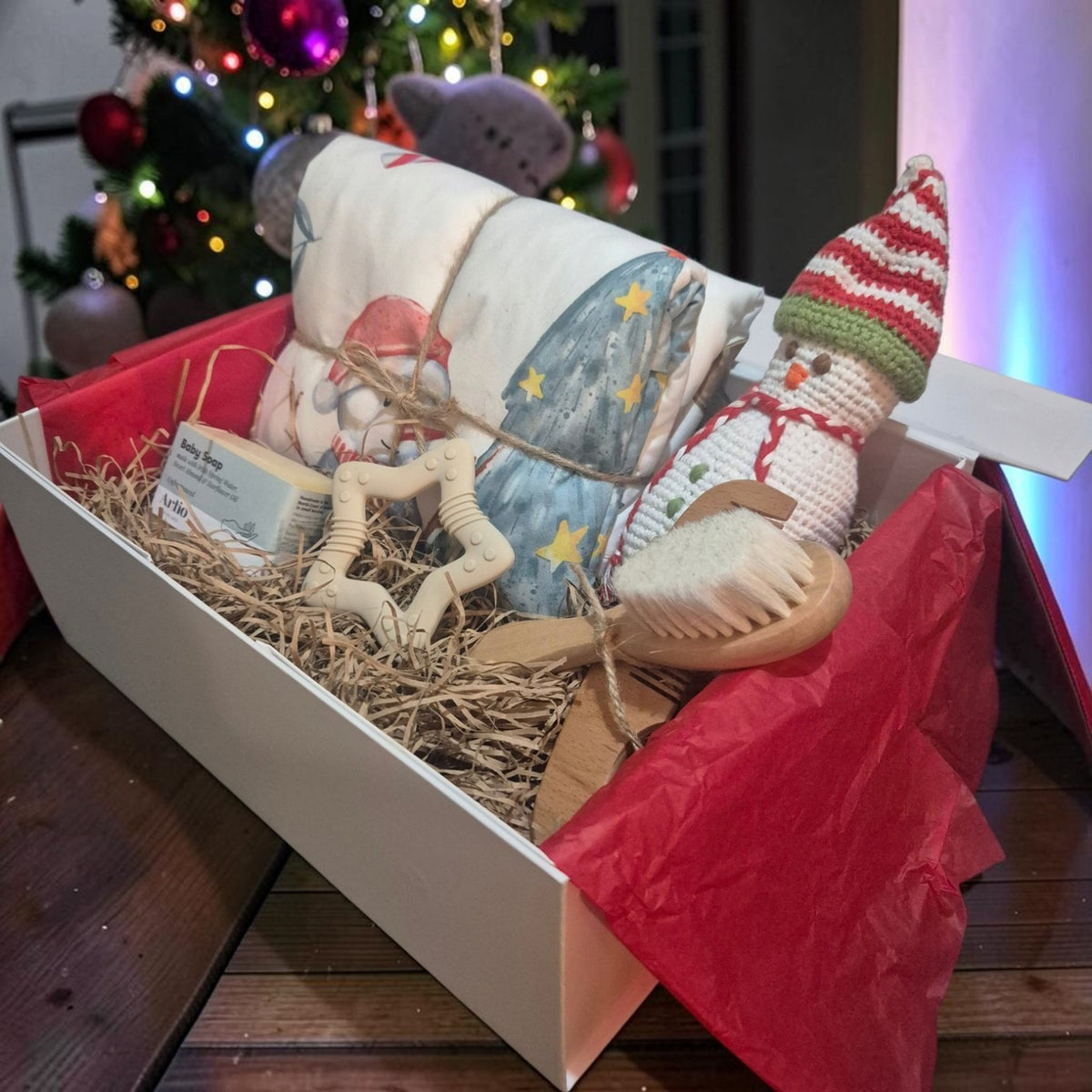 Large Baby Christmas Hamper: Cheery Snowman