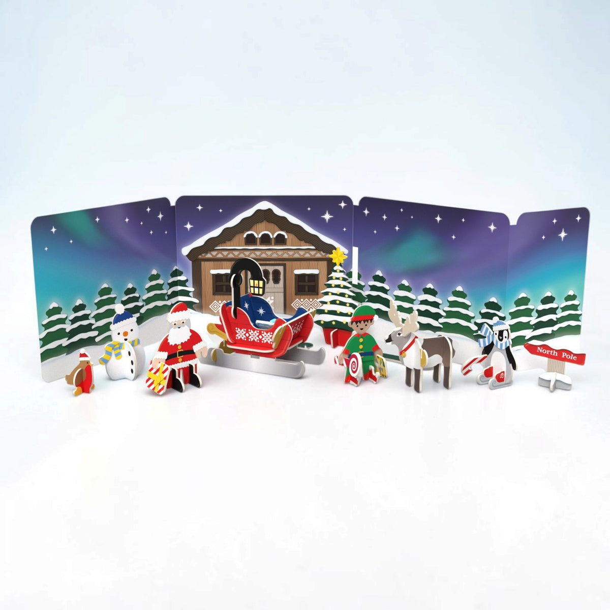 Play Press Toys: Santa's Midnight Sleigh Ride Set