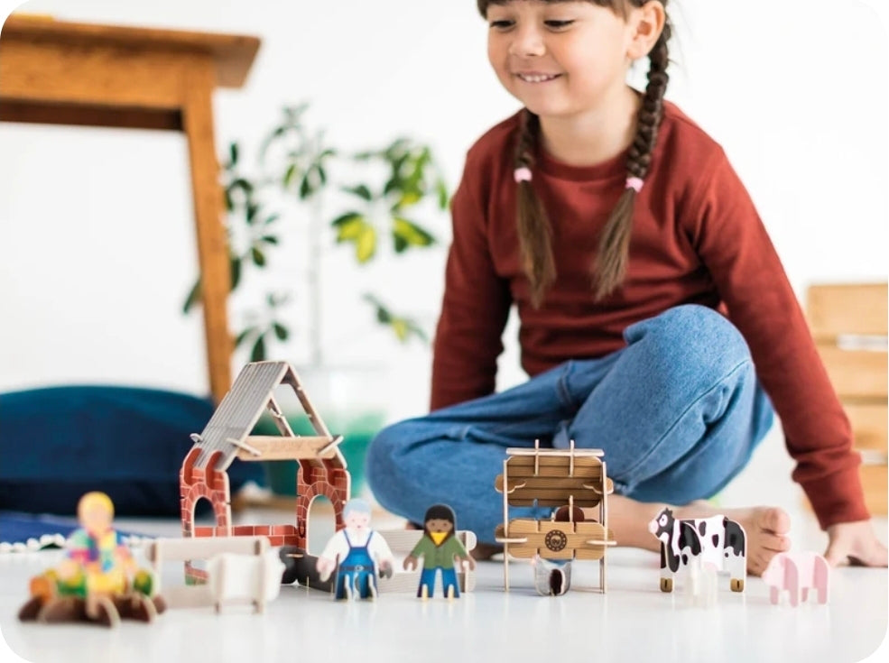 Play Press Toys Farmyard Set