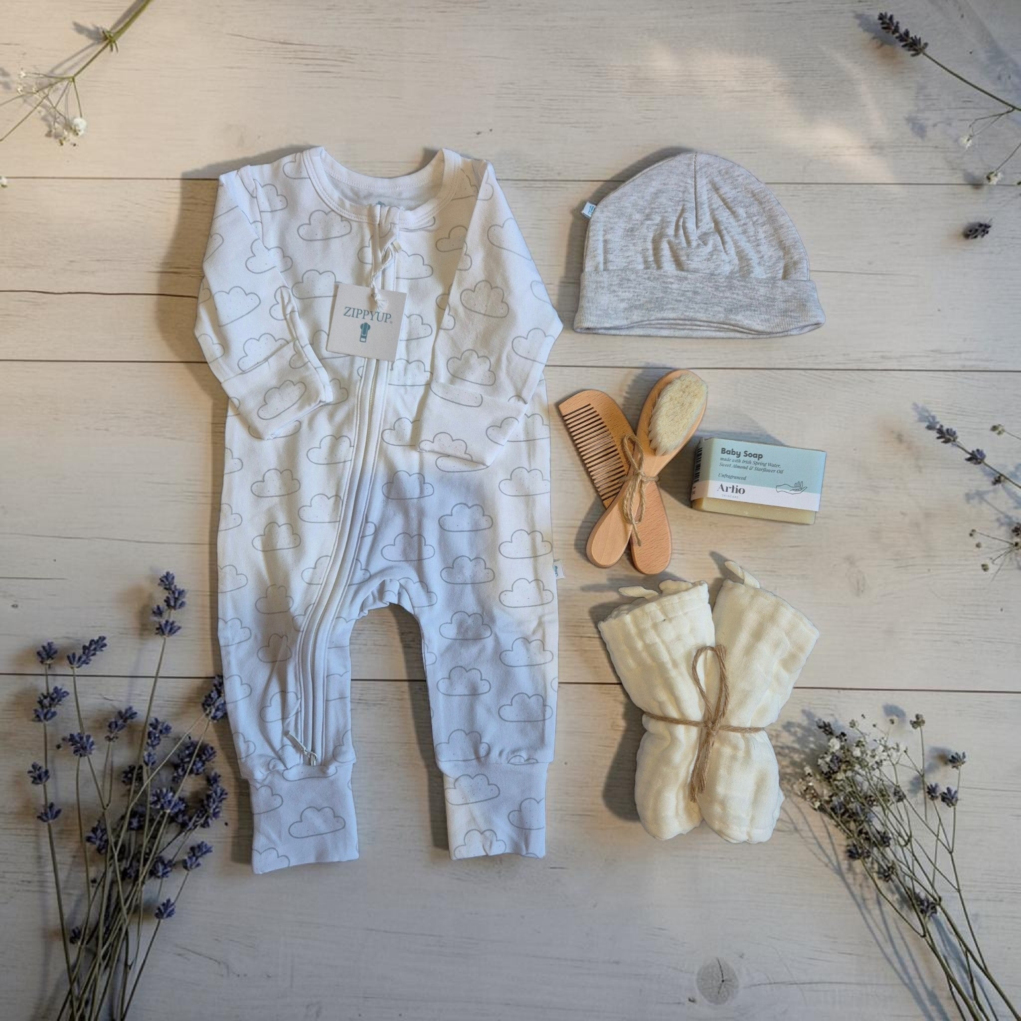 Large New Baby Gift Box: New Baby Essentials